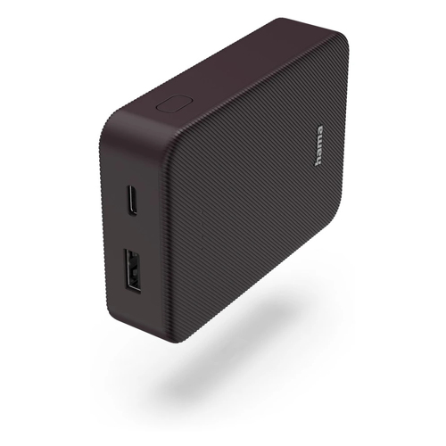 Powerbank Power Pack HAMA "Color 10", 10000mAh, bordô - 201712 - Hama 00201712