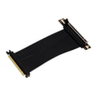 Cabo de extensão de riser flexível PCIe 4.0 x16 da Aisens - blindado contra EMI - Comprimento 17cm - Cor preta - Abysm 301877