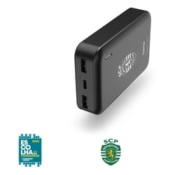 Powerbank 10000mAh PowerPack Pocket 10 Sporting Cinza - Hama HAM19201708
