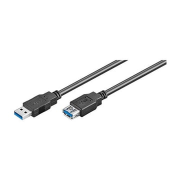 Ewent EW-100203-030-N-P cabo USB 3 m USB 3.2 Gen 1 (3.1 Gen 1) USB A Preto - Ewent EW-100203-030-N-P