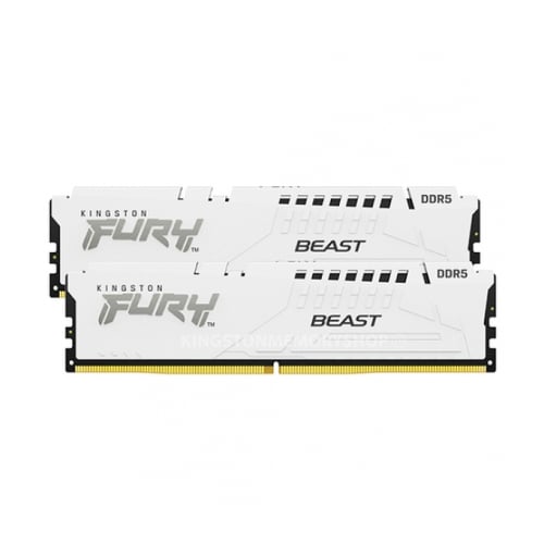 KINGSTON MEM 32GB 5600MT/S DDR5 CL40 DIMM (KIT 2) FURY BEAST WHITE XMP - Kingston KF556C40BWK2-32