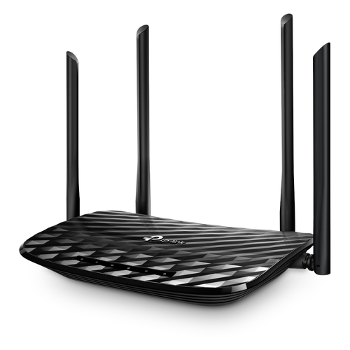 TP-Link Router Gigabit sem fios MU-MIMO Dual Band AC1200 - 4 antenas externas - TP-Link Archer C6