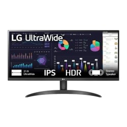 Monitor LG Ultrawide 29" LED UWFHD 100Hz HDR FreeSync - 21:9 - Resposta de 5ms - Alto-falantes de 14W - HDMI, DisplayPort, USB-C - VESA 100x100 - LG 29WQ60A-B