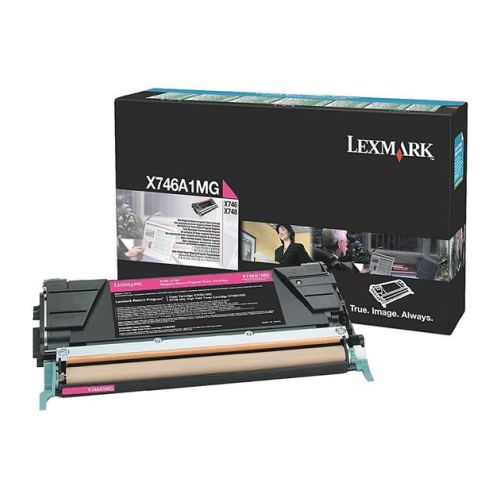 Lexmark X746A1MG toner 1 unidade(s) Original Magenta - Lexmark X746A1MG