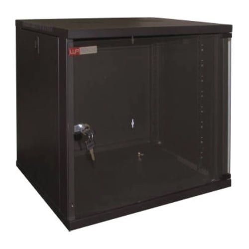 WP RACK BASTIDOR MURAL 6U 540x450x310 BLACK RAL 9005 - WP Rack WPN-RWA-06604-B