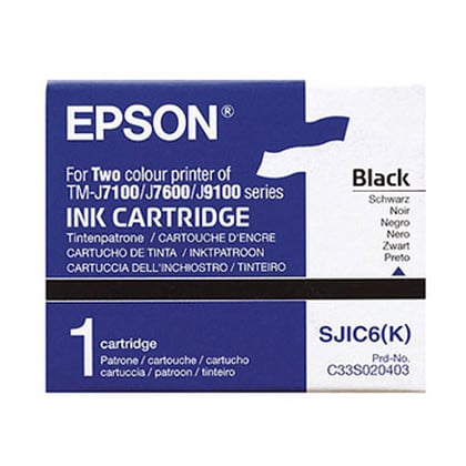 Tinteiro Epson SJIC6 Preto C33S020403 + Oferta Tinteiro TN - Epson C33S020403PROM1