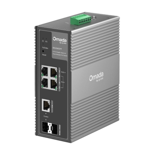 TP-LINK OMADA WITCH INDUSTRIAL 6 PORTAS GIGABIT -1POE++ E 3 POE+ - TP-Link IES206GPP