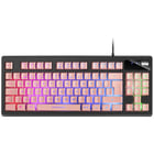 TECLADO MARS GAMING MKAX FULL RGB H-MECHANICAL TKL, GEL PALMREST - PORTUGUESE PINK - Mars Gaming MARSMKAXPPT