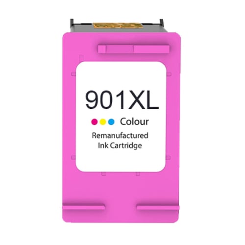 Cartucho de tinta colorido remanufaturado HP 901XL - substitui o CC656AE - HP HI-901XLC
