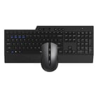 Kit Teclado + Rato RAPOO 8200T Multi-mode Wireless Desktop Combo Set Black - Rapoo 00192494