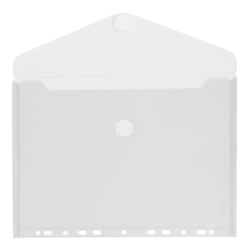 Bolsa Envelope A4 Fecho Velcro Plástico c/Furos Transparente - Outras 1003872