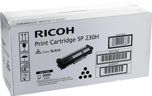 Ricoh SP230 Toner Original Preto - 408294/SP 230H - Ricoh 408294