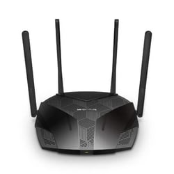 Router WiFi Mercusys 6 Dual Band AX3000 - 4 Portas 10/100/1000Mbps - 4 Antenas 5dBi - OFDMA, MU-MIMO - Mercusys 233737