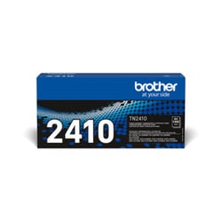 Toner preto. Duração estimada de 1.200 páginas segundo ISO/IEC 19752 - Brother TN2410