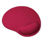 Tapete de descanso ergonómico Trust BigFoot - Descanso de pulso em gel - 23,6 x 20,5 cm - Vermelho - Trust 20429