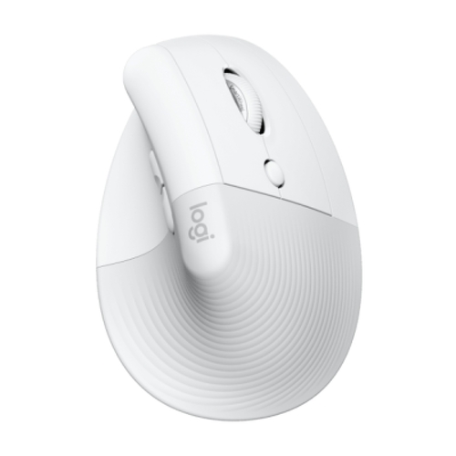 Mouse vertical Logitech Lift para MAC Bluetooth e USB sem fio 4000 dpi - 5 botões - Uso por destros - Logitech 910-006477