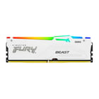 KINGSTON MEM 32GB 5600MT/S DDR5 CL36 DIMM FURY BEAST WHITE RGB EXPO - Kingston KF556C36BWEA-32
