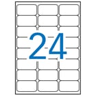 Apli Etiquetas Brancas Permanentes 64.0 x 33.9mm 100 folhas - APLI 205031