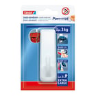 Gancho Retangular Adesivo Tesa Powerstrips 3Kg Branco - Tesa 1561103