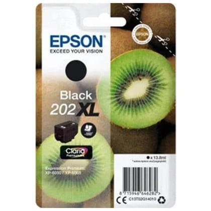 Epson Kiwi 202XL tinteiro 1 unidade(s) Original Rendimento alto (XL) Preto - Epson C13T02G14010