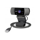 Webcam Urban Factory Webee USB 2MP - Full HD 1080P - Foco automático - Microfone integrado - Capa de privacidade - Preta - Urban Factory WHD20UF-V2