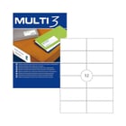 Etiquetas 105x048mm 100Fls A4 Multi3 1200un - Multi3 APL04711