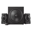 Sistema de colunas Trust Yuri 2.1 120W - Subwoofer 30W - Controlo de graves - Cabo de 1,50m - Cor preta - Trust 23696