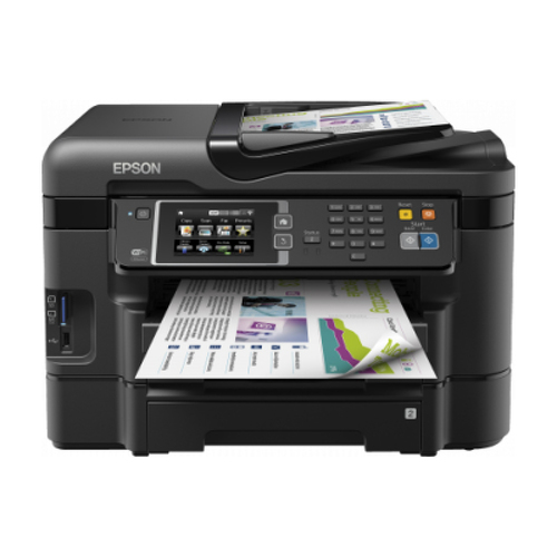 Epson WorkForce WF-3640DTWF, Jato de tinta, Impressão a cores, 4800 x 2400 DPI, A4, Impressão directa, Preto - Epson C11CD16301