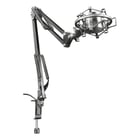 Braço para microfone ajustável Trust Gaming GXT 253 Emita com USB - Rotação de 360º - Cabo de 2,90m - Peso máximo 900gr - Trust 22563