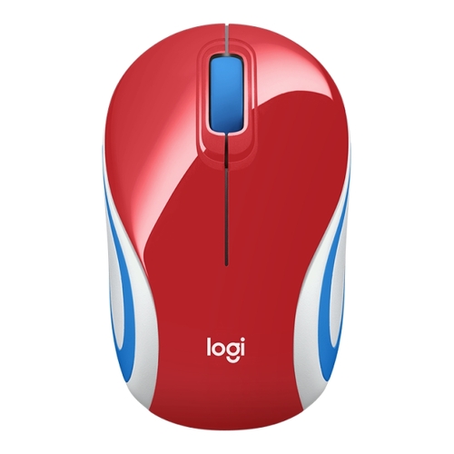 Logitech M187 1000dpi USB fios Keyboard without fios - 3 botões - Utilização ambidestra - Vermelho - Logitech 910-002732