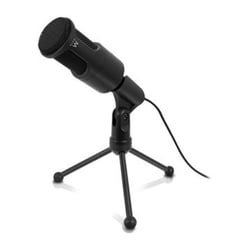 EWENT MICROFONE PROFISSIONAL NOISE CANCEL C/ SUPORTE PRETO - Ewent EW3552