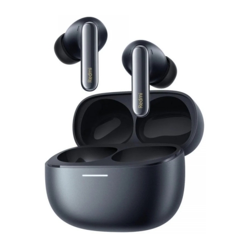 Fones de ouvido Xiaomi Redmi Buds 6 Pro Bluetooth 5.3 - Som de alta resolução - Cancelamento dinâmico de ruído - Controle por toque - Preto - Xiaomi BHR9307GL