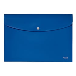 Bolsa Envelope A4 Fecho Botão Recycle Azul - Leitz 1003887