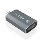 Conversor USB-C para HDMI 2.0 da Aisens - Caixa de alumínio - Resolução 4K@60Hz - Profundidade de cor de 48 bits/Px - Largura de banda de 18 Gbps - Suporta HDCP - Cor cinzenta - Aisens 284822