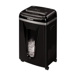 Fragmentadora de papel manual MicroCut 450M da Fellowes - Tritura até 9 folhas - 22L - Fellowes 164985
