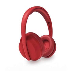 Auscultadores Bluetooth Energy Sistem Hoshi Eco - Plástico 100% reciclado grs - 23h de bateria - Banda para a cabeça ajustável - Graves profundos - Assistente de voz - Cor vermelha - Energy Sistem 242322