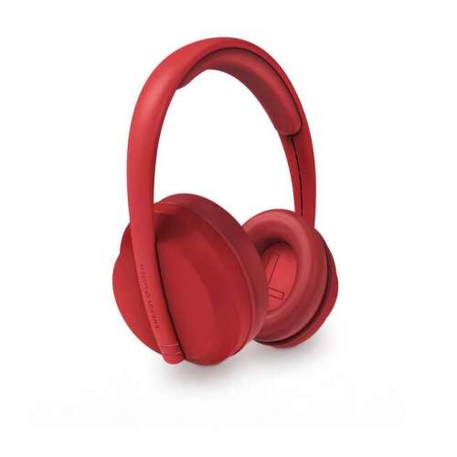 Auscultadores Bluetooth Energy Sistem Hoshi Eco - Plástico 100% reciclado grs - 23h de bateria - Banda para a cabeça ajustável - Graves profundos - Assistente de voz - Cor vermelha - Energy Sistem 242322