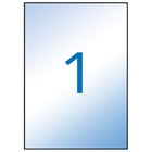 Apli Etiquetas translúcidas à prova de intempéries 210,0 x 297,0mm 100 folhas - APLI 206071