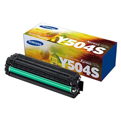 Cartucho de toner amarelo original Samsung CLP415/CLX4195 - CLT-Y504S/SU502A - Samsung SU502A