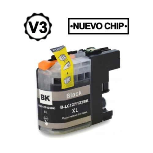Brother LC127XL Cartuchos de Tinta Genéricos Pretos - Substitui LC127XLBK - BI-LC127XLBK