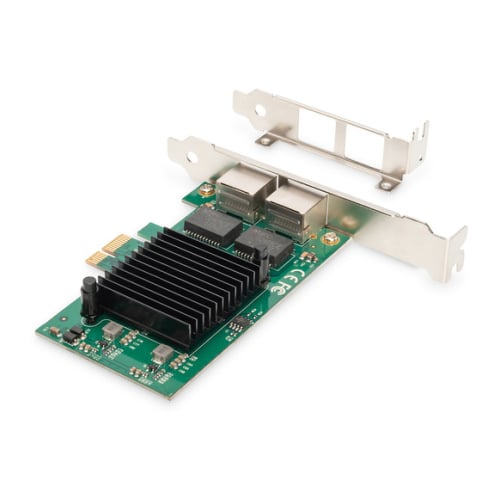 DIGITUS PLACA DE REDE PCI EXPRESS LOW PROFILE 2xGIGABIT - DIGITUS DN-10132
