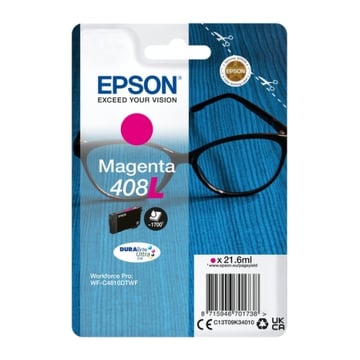 Cartucho de tinta original magenta Epson 408L - C13T09K34010 - Epson C13T09K34010