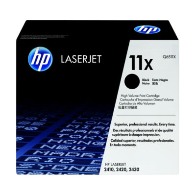 HP 11X High Yield Black Original LaserJet Cartridge toner 1 unidade(s) Preto - Q6511X