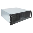 Unykach UK4329 Armário de rack 4U de 19" - Tamanhos de disco suportados 3,5", 2,5" - Compartimento para ODD - Filtro de poeira - USB-A 3.2, USB-C - Cor preta - Unykach 51915