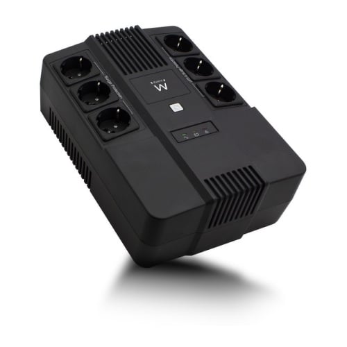 EWENT UPS 600VA LINE INTERACTIVE AVR 6 X CEE7/3 PORT - Ewent EW3945