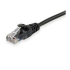 Equipar cabo de rede RJ45 UTP Cat 6 - patch cord de 5m - cor preta - Equip EQ625454