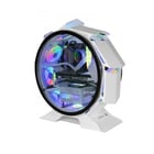 Mars Gaming MCORB Caja PC - Refrigeracion Extrema - Doble Ventana Cristal Templado - Interior XL - Compatible con CPU Coolers Grandes y Liquida 120 mm - Color Blanco - Mars Gaming 295122