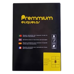 Etiquetas 105x074mm 100Fls A4 800un - Outras 1222003