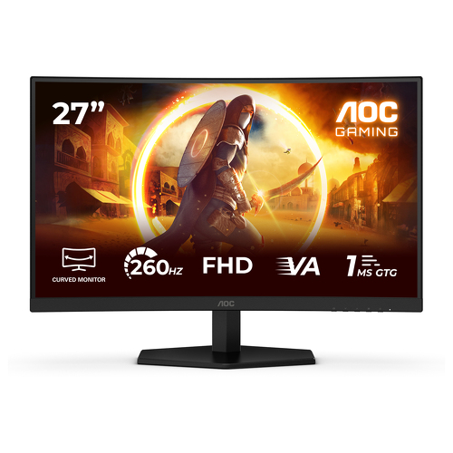AOC Monitor Fast VA de 27" FHD, 260 Hz, 0,3 ms, HDMI, DP, C27G42ZE - AOC C27G42ZE