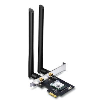 Adaptador TP-Link AC1200 Wi-Fi Bluetooth 4.2 PCIe AC1200 - 2 antenas externas - TP-Link Archer T5E